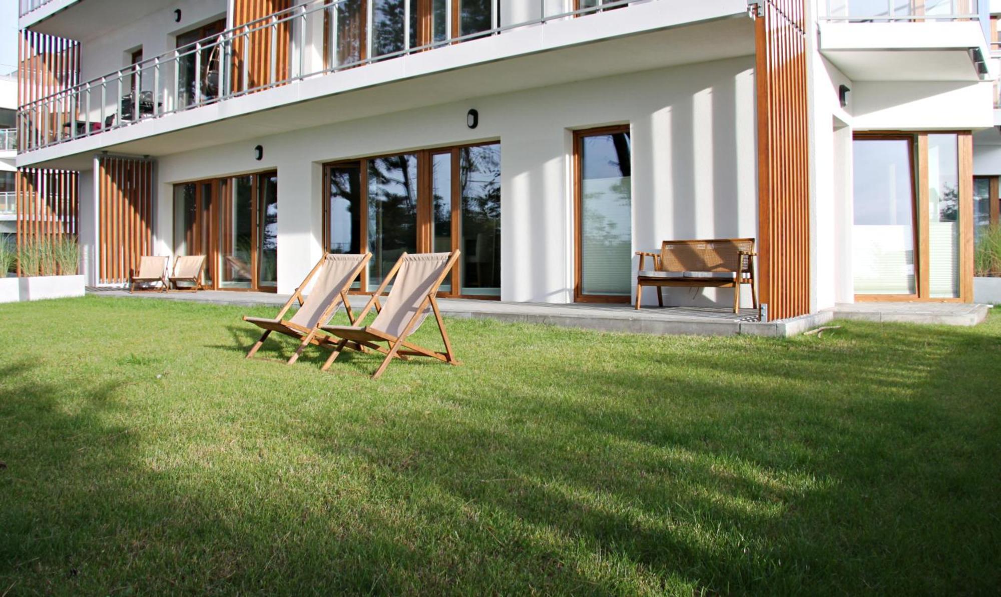 Let'S Sea - 2 Bedroom - Premium Baltic Apartment With Front Sea View Garden And Spa Access Gaski  Bagian luar foto