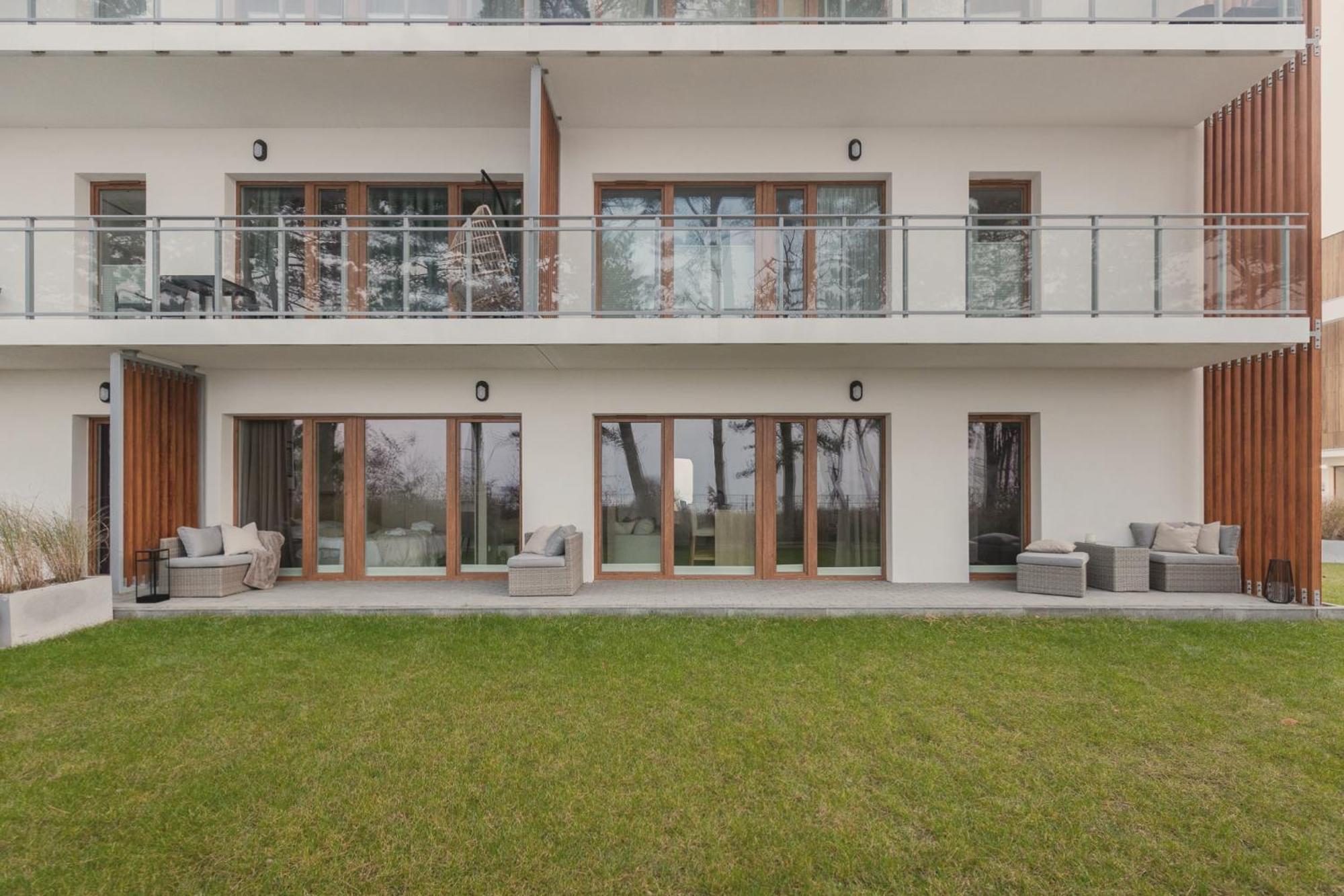 Let'S Sea - 2 Bedroom - Premium Baltic Apartment With Front Sea View Garden And Spa Access Gaski  Bagian luar foto